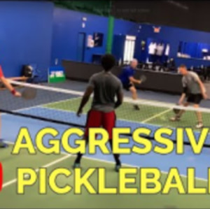 Aggressive Pickleball 5.0 Men&#039;s Doubles play