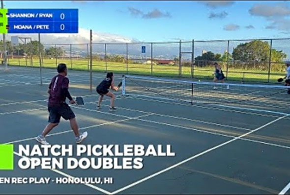 Pickleball Open Doubles - Shannon/Ryan vs Moana/Pete