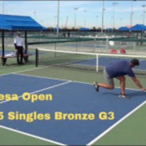 APP Sunmed Mesa Open: Men&#039;s Singles 4.5 Scrivano vs Froehlich Bronze med...