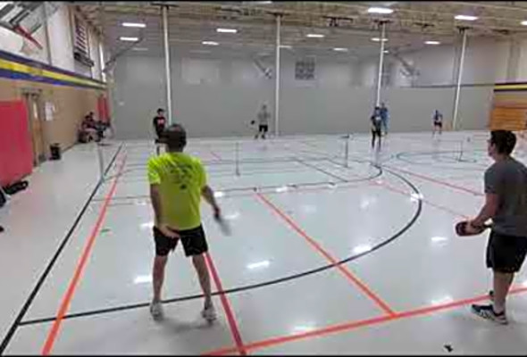 Week 10 Game 2 Winter 2017 Pickleball Ladder League