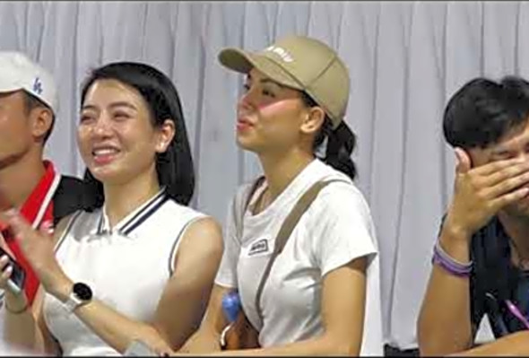 Quang Dng c mn cho sn n tng cng BTC gii u Pickleball PWR TH C HTV DJOY OPEN
