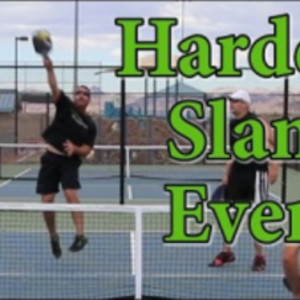 Hardest Slam Ever! With My New Encore X-Series Pickleball Paddle By Enga...