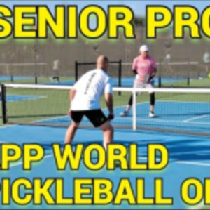Senior Pro Match at APP World Pickleball Open