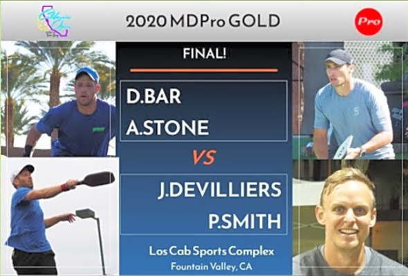 2020 California Open MDPro GOLD D.Bar/A.Stone v J.Devilliers/P.Smith