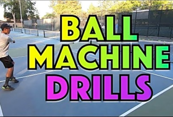 Pickleball Ball Machine Drills - Improve Your Groundstrokes, Volleys, Drops, Resets &amp; Overheads