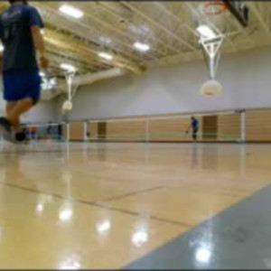 Pickleball practice at Johnston, Iowa