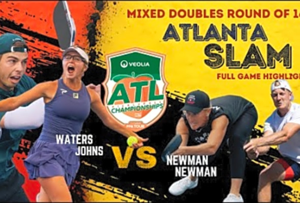Can They Get The DOUBLE Pickle? Waters Johns vs Newman Newman at Atlanta Pickleball Championships