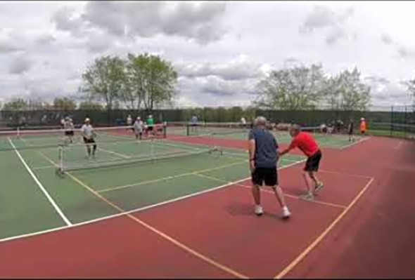 2018 st charles golden games pickleball tournament MDS Jerry Leone/Linn Thompson