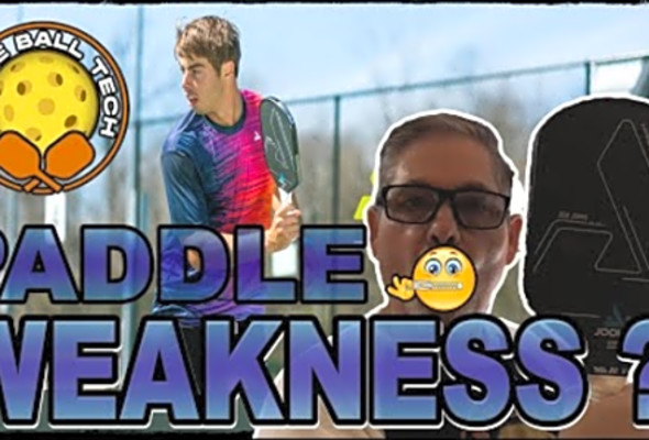 Design Flaw ? Joola Pickleball Paddle Ben johns Signature &quot;Hyperion&quot;