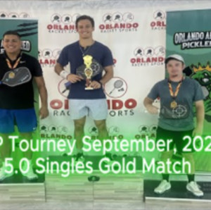 Sept 2024, OAP Tournament 5.0 Singles Gold Match