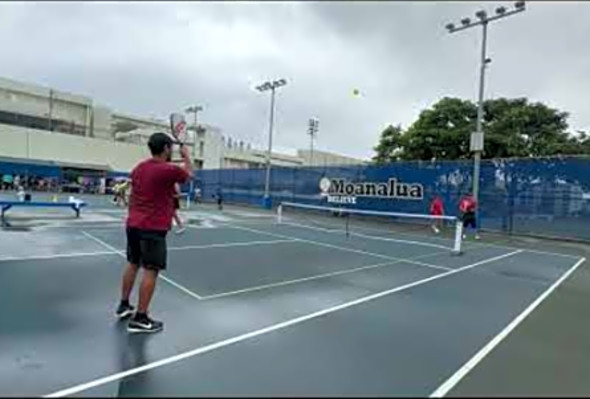 K2 moanalua tournament 3.5 mixed Corina and David vs Erica and Bryson 10-2-22