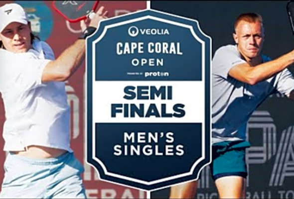 Christian Alshon v Max Freeman at the Veolia Cape Coral Open