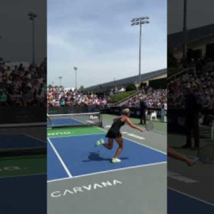Kate Fahey wins this pickleball match with the BEST shot possible