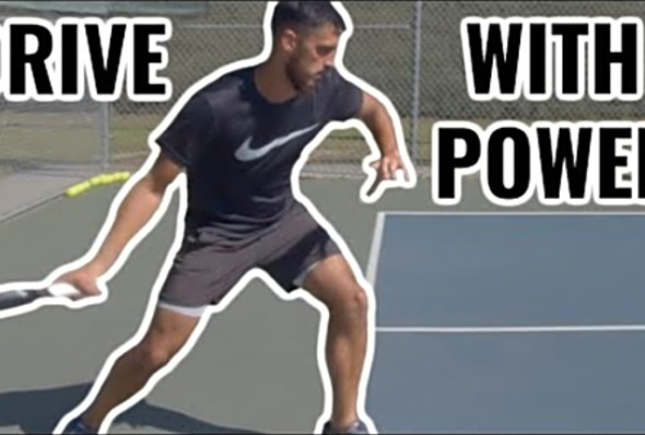 How to Drive with Power in Pickleball!