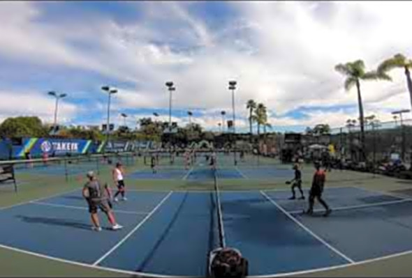 2020 Newport Winter Open Mixed Doubles Pro Adam Stone Corrine Carr Regina Franco J.W. Johnson