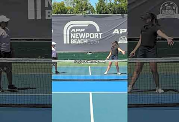 PRO TAKE on Wide Dinks #pickleballcoach #pickleballtips