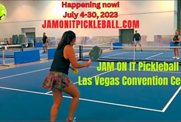 Jam On It Pickleball Las Vegas, 4.0 game, Las Vegas Convention Center