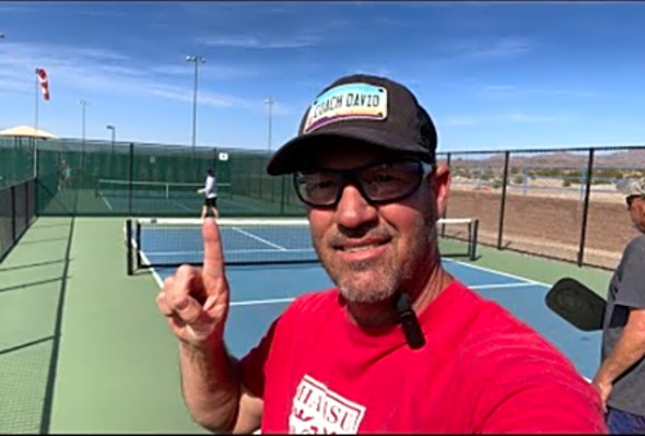 Live Pickleball at Dick Samp Park in Lake Havasu City, AZ w/ Coach David