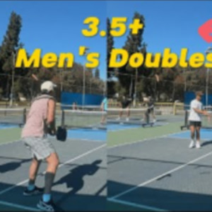 this is what 3.5 pickleball doubles open play looks like (11/08/24)