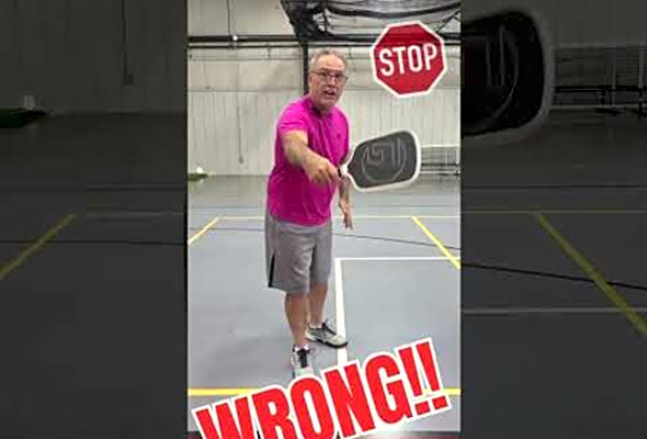 Stop tennis (pickleball) elbow with 1 simple change