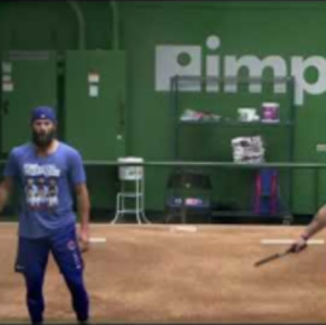 Pickleball match breaks out in Cubs bullpen