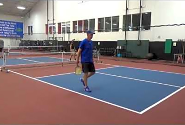 Jordan and Steve vs Amy and Mark CCRC Pickleball Rec Play St Louis