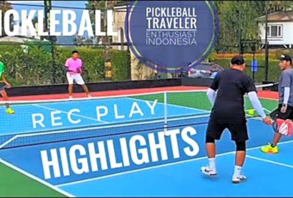 PICKLEBALL HIGHLIGHTS COMPILATION REC PLAY - #pickleballindonesia
