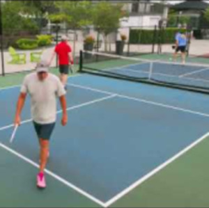 What Senior 5.0 Pickleball Practice Match with Tennis Pro Looks Like in ...