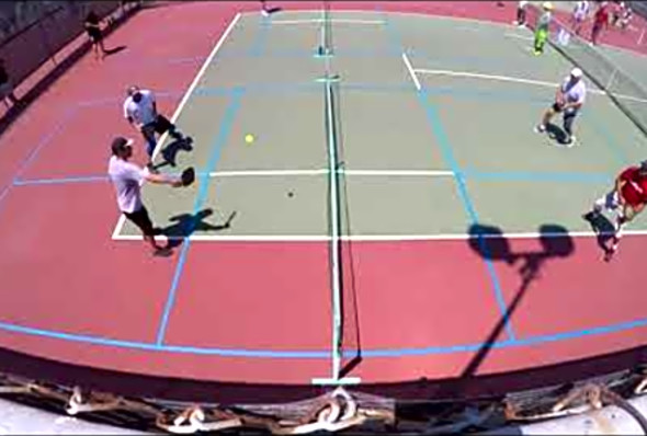 Huntington Pickleball Men&#039;s 3.5 George/Greg vs Freddie/Mark