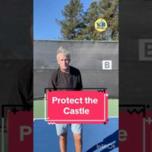 Protect the Castle! #pickleballtips #pickleball #shorts #castle #3rdshot