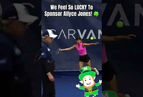 Were so LUCKY to sponsor Pro Allyce Jones! #pickleball #pickleroll #leprechaun #stpatricksday