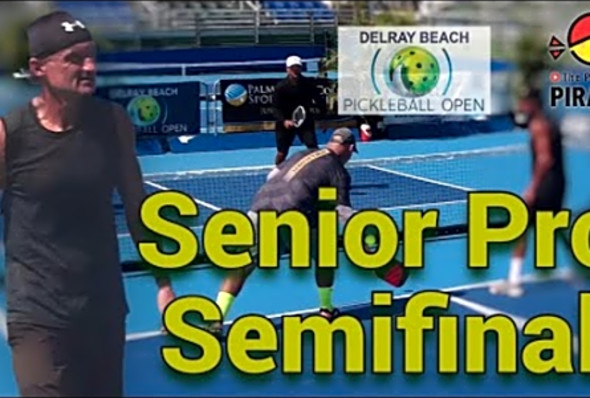 Delray Beach Pickleball Open Senior Pro feat John Sperling and Mircea Morariu