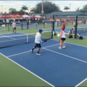 Quarter Finals of the 4.5/5.0 mixed doubles bracket