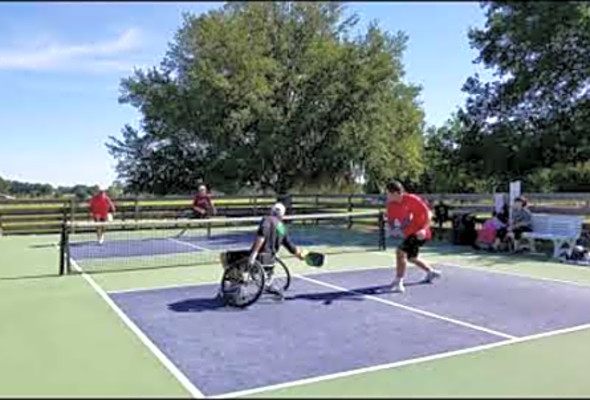 Michael O&#039;Leary Wheelchair Pickleball, Game 4 of 5