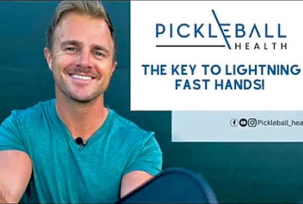 The key to lightening fast hands on the Pickleball Court
