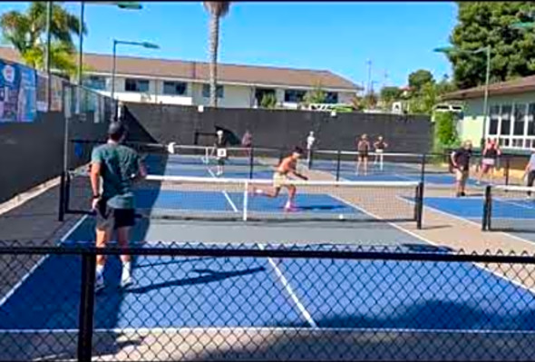 Callan Dawsons Singles Practice Match. #iphone14promax #inshotapp #pickleball #prokennex