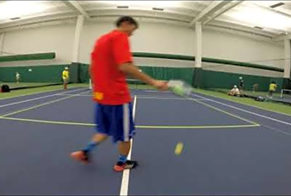 2019 Middle States Pickleball 4.5 Singles Calvin Song vs Christopher Wong