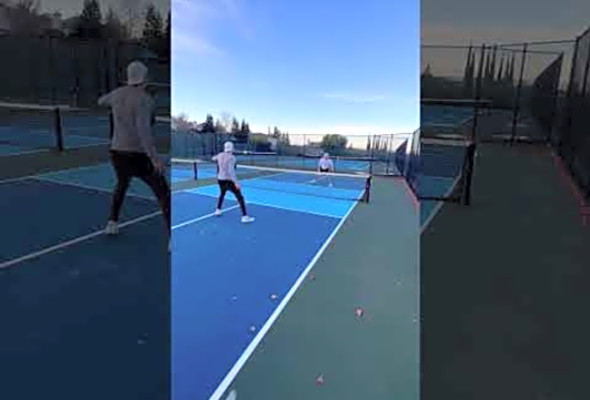 Firefighting in pickleball #pickleball #pickleballislife #pickleballpaddle