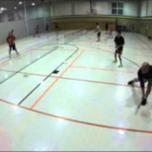 Week 4 Game 1 Fall 2015 Pickleball Ladder League