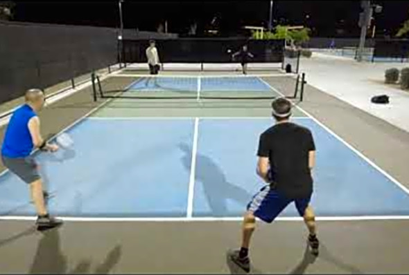 Asians playing pickleball again, sunset park las vegas