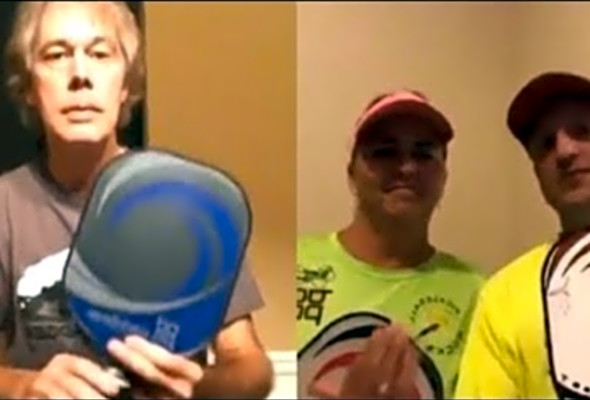 Pickleball Paddle Review -Tempest Wave with Dave Weinbach &amp; Stephanie Lane