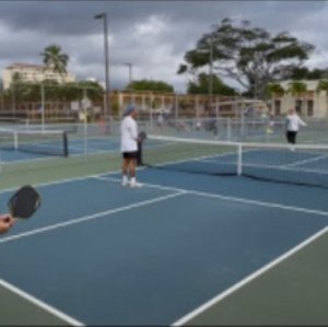 Rubbah Match Settled - Mixed Doubles Pickleball, Aaron/Colby vs Pico/Eri...