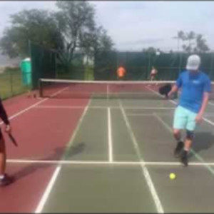 Game 2 at Waipuilani Park, Maui. Mixed Pickleball doubles. #pickleball