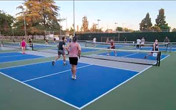 Brendan/Josh vs Calvin/Steph Pickleball at iTennis Arcadia