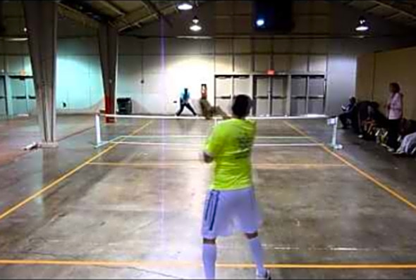 PICKLEBALL Arnold Schwarzenegger Classic Mens SINGLES Rob Elliot vs. Joe Valenti