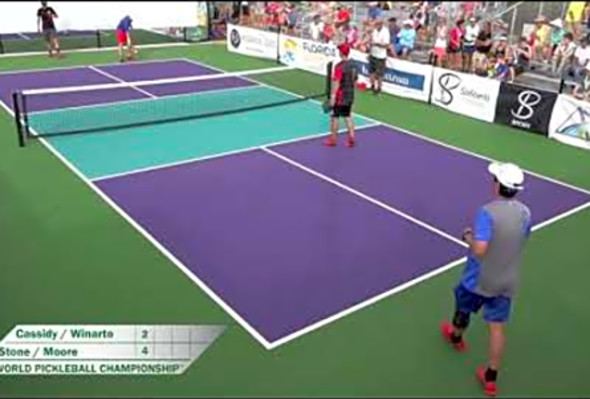 World Pickleball Championship - Day 2 - Center Court - Men&#039;s Doubles Pro