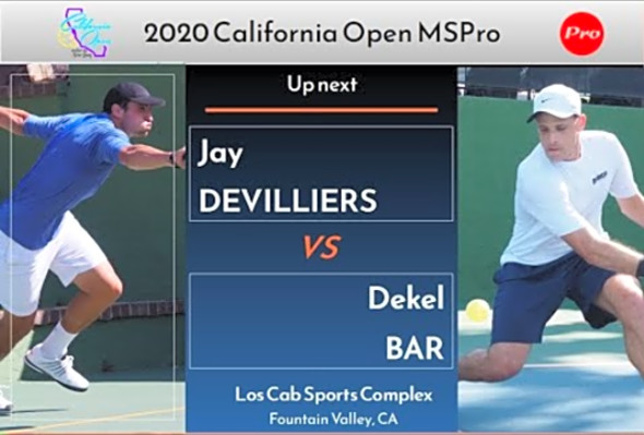 2020 California Open MSPro Dekel Bar v Jay Devilliers