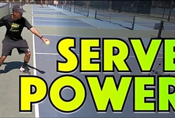 How To Generate Effortless Power On Your Pickleball Serve