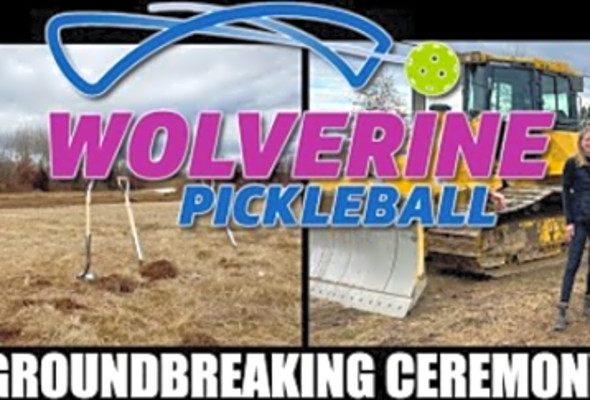 Wolverine Pickleball Groundbreaking in Ann Arbor, Michigan