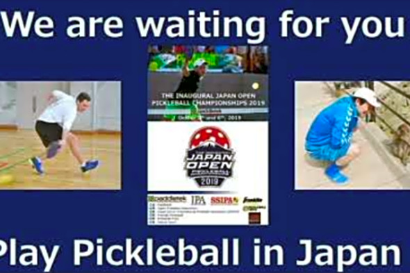 Come to Japan and play pickleball with us! ()Daniel Moore is waiting for you!